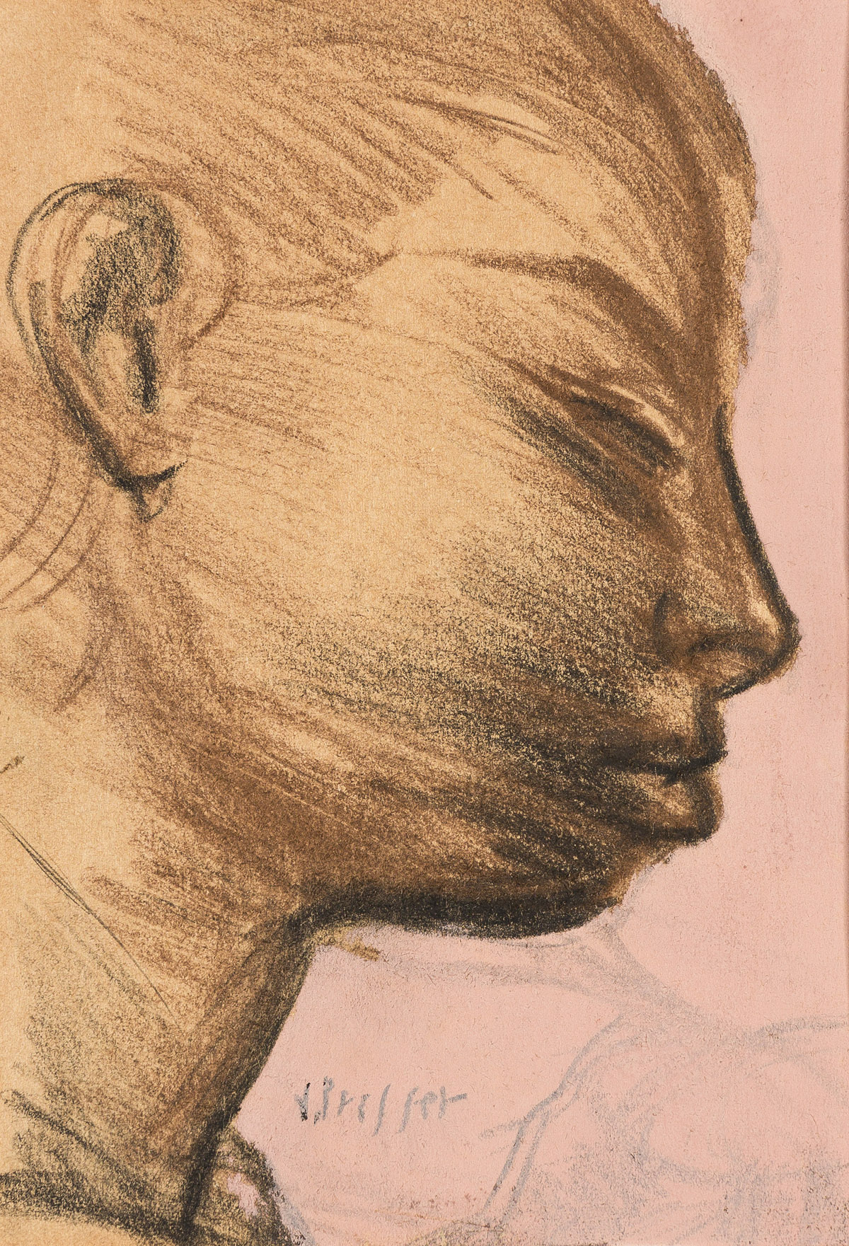 JOSEF PRESSER (1907-1967) Young Girl, (Portrait).